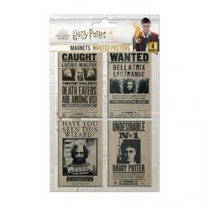 Set De 4 Imanes Los Más Buscados Harry Potter Distrineo