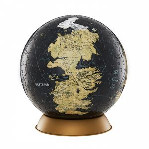 Globo Puzzle Westeros Y Essos - 15 Cm - 240 Pcs - Juego De Tronos - 4D Cityscape Distrineo