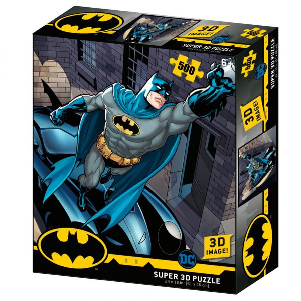 Puzzle lenticular Batmobile Batman DC Comics 500pzs