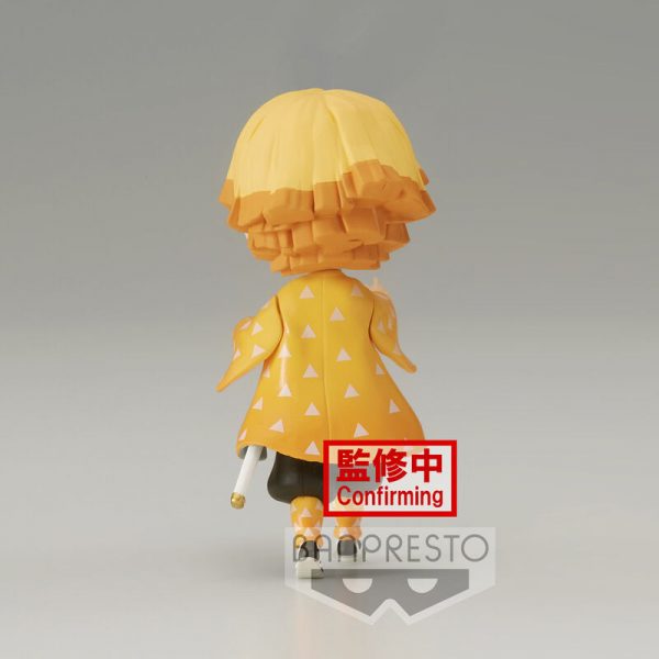 Figura Zenitsu Agatsuma Demon Slayer Kimetsu No Yaiba Q posket petit 7cm - Imagen 3