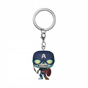 Llavero Funko POP! Keychain Zombie Capitán América What If Marvel.