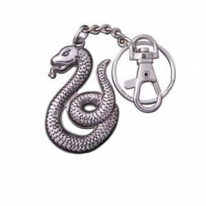 Llavero Metálico Serpiente Slytherin Harry Potter The Noble Collection.