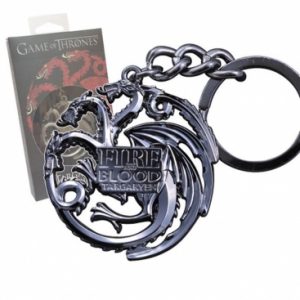 Llavero Metálico Targaryen Juego De Tronos The Noble Collection.
