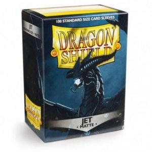 Dragon Shield Standard Sleeves - Matte Jet (100 Sleeves)