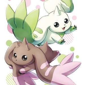 Digimon Card Game - Official Assorted Sleeves - Lopmon and Terriermon