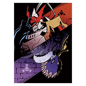 Digimon Card Game - Official Assorted Sleeves - Gallantmon and Beelzemon