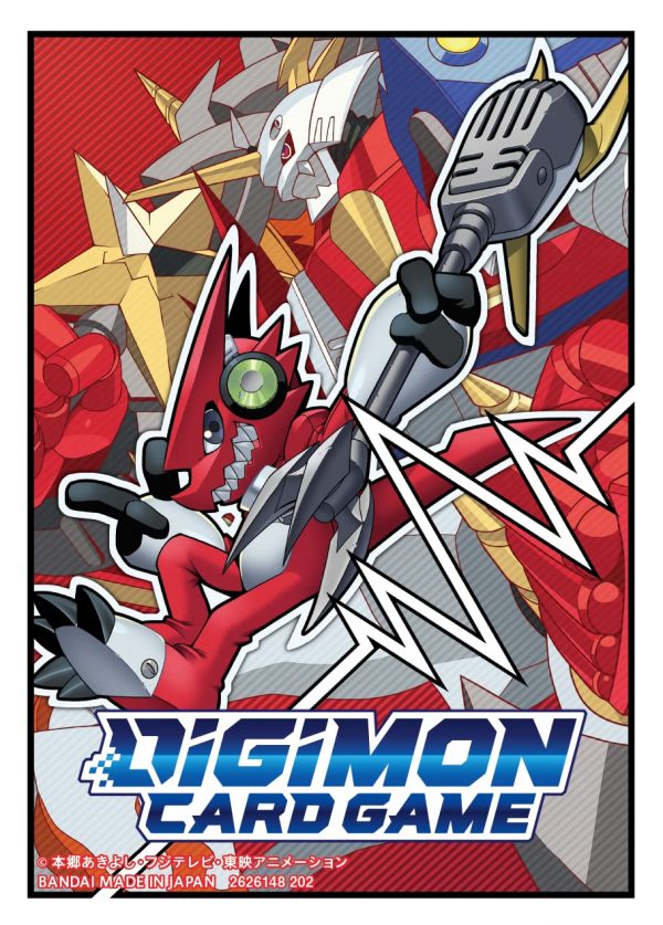 Digimon Card Game - Official 2022 Assorted  Sleeves - Shoutmon