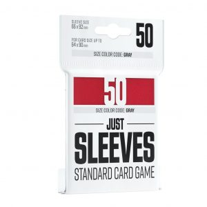 Just Sleeves - Standard Card Game Red (50 Sleeves)