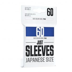 JUST SLEEVES - JAPANESE SIZE BLUE (60 SLEEVES)