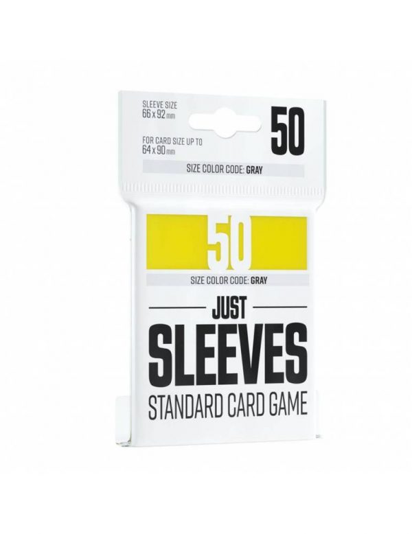 Just Sleeves - Standard Card Game Yellow (50 Sleeves)