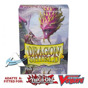 Dragon Shield Japanese Matte Sleeves - Pink Diamond Cornelia (60 Sleeves)