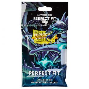 Dragon Shield Japanese Size Perfect Fit Inner Sleeves - Clear Qyonshi (100 Sleeves)