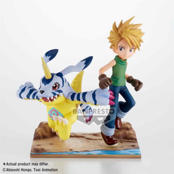 Figuras Digimon Adventure Dxf Adventure Archives Yamato & Gabumon 15 Cm De Banpresto