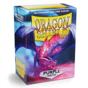 Dragon Shield Standard Sleeves - Matte Purple (100 Sleeves)