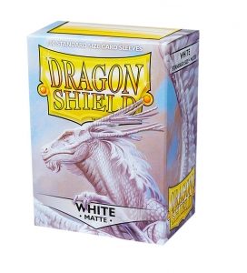100 FUNDAS STANDARD DRAGON SHIELD MATTE WHITE