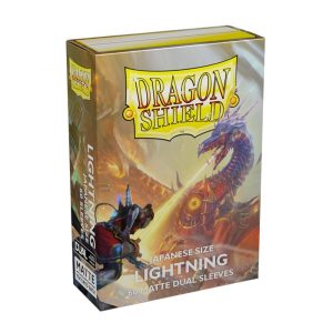 Dragon Shield Japanese size Dual Matte Sleeves - Lightning 'Ailia' (60 Sleeves)