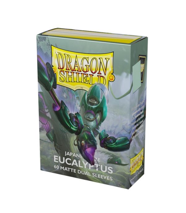 Dragon Shield Japanese size Dual Matte Sleeves - Eucalyptus 'Lehel' (60 Sleeves)