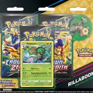 Pokémon TCG Rillaboom Pin Collection 12.5 Cénit Supremo ES