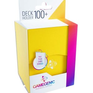 GAMEGENIC - DECK HOLDER 100+ YELLOW