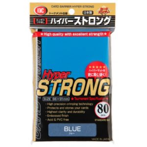 KMC Hyper STRONG Blue -Standard Sleeves (80 Sleeves)