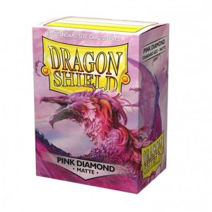 Dragon Shield Pink Diamond - Standard Sleeves (100 Sleeves)