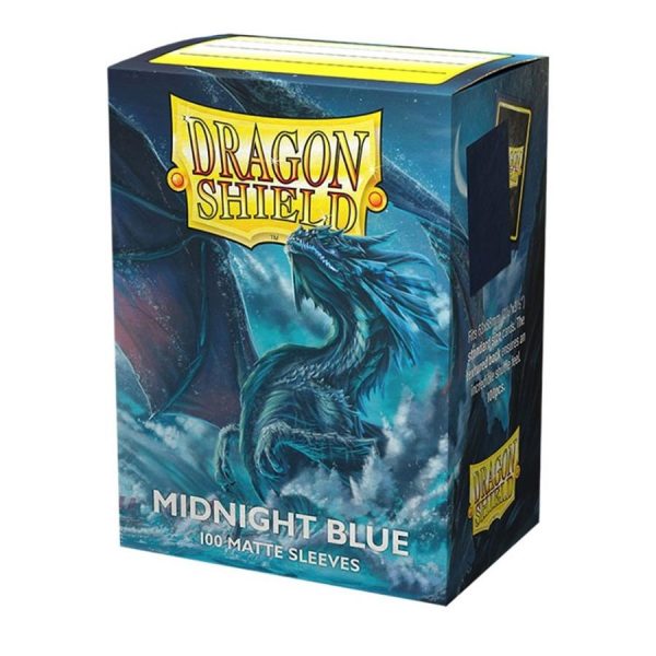 Dragon Shield Midnight Blue - Standard Sleeves (100 Sleeves)