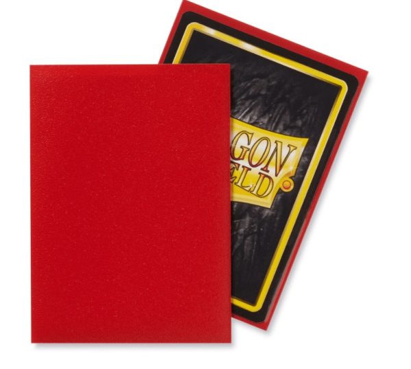 Dragon Shield Standard Sleeves - Matte Crimson (100 Sleeves) - Imagen 2