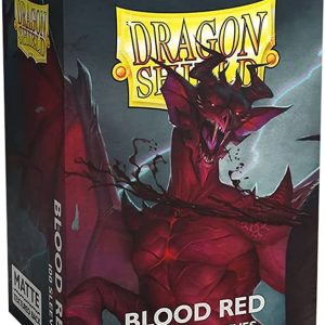 Dragon Shield Standard Sleeves - Matte Blood Red (100 Sleeves)