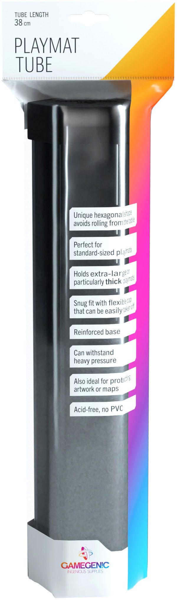 Gamegenic Black Playmat Tube