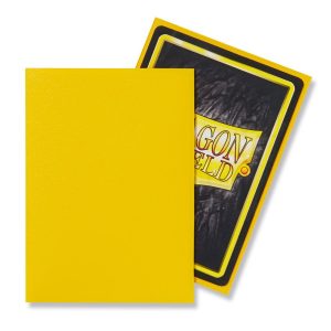 Dragon Shield Standard Sleeves - Matte Yellow (100 Sleeves)