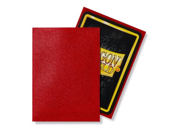 Dragon Shield Standard Sleeves - Matte Ruby (100 Sleeves) - Imagen 2