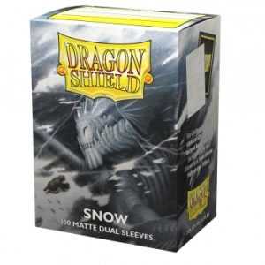 100 FUNDAS STANDARD DRAGON SHIELD DUAL MATTE SNOW NIRIN