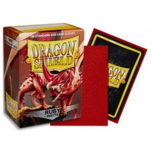 Dragon Shield Standard Sleeves - Matte Ruby (100 Sleeves)