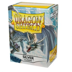 Dragon Shield Standard Sleeves - Silver (100 Sleeves)