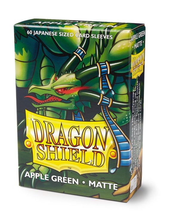 Dragon shield small sleeves - japanese matte apple green (60 sleeves)