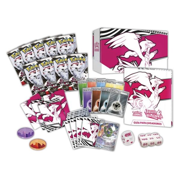 POKEMON TCG - LLAMA BLANCA CAJA DE ENTENADOR ÉLITE - CAST - Image 2