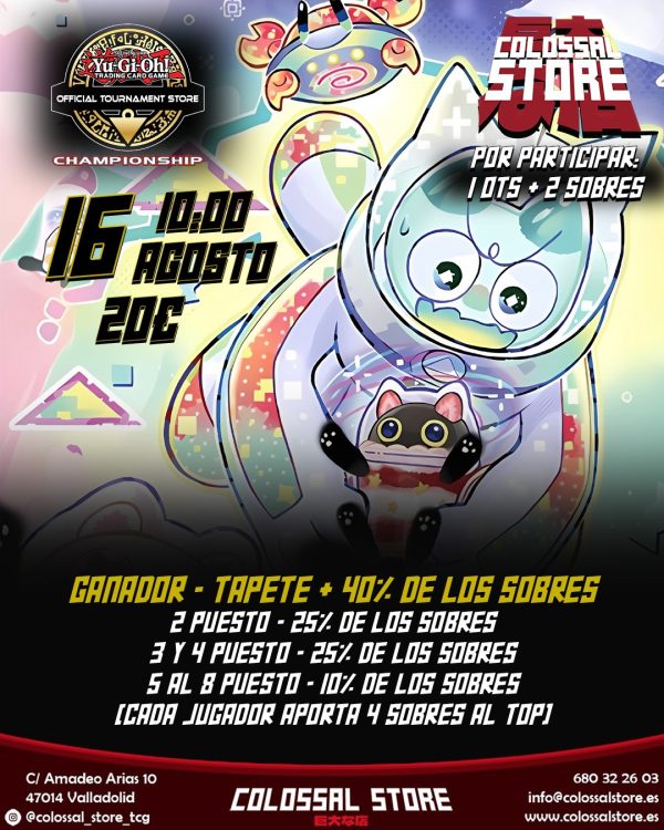 Entrada OTS Colossal Store 16 Agosto