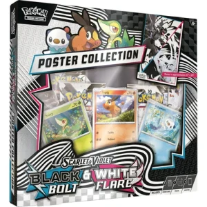 POKEMON TCG - SCARLET & VIOLET 10.5 - BLACK BOLT & WHITE FLARE UNOVA POSTER COLLECTION - EN
