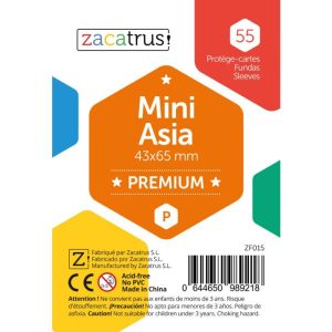55 FUNDAS ZACATRUS MINI ASIA PREMIUM 43X65