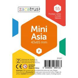 55 FUNDAS ZACATRUS MINI ASIA 43X6