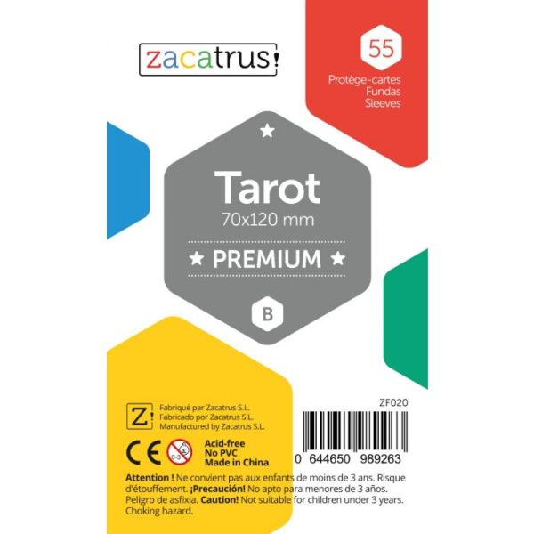 FUNDAS ZACATRUS TAROT 70X120 PREMIUM