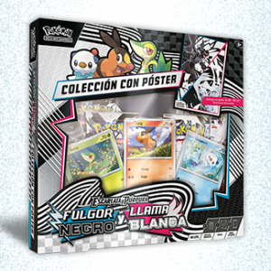 POKEMON TCG - SCARLET & VIOLET 10.5 - FULGOR NEGRO & LLAMA BLANCA COLECCIÓN CON PÓSTER - ESP