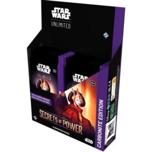 STAR WARS: UNLIMITED - SECRETS OF POWER CARBONITE BOOSTER BOX (12) - EN