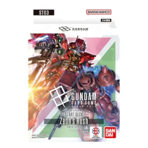 GUNDAM TCG - ZEONS RUSH STARTER DECK - ST03 - EN