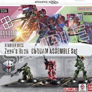 GUNDAM TCG - ZEONS RUSH ASSEMBLE STARTER DECK - ST03A - EN