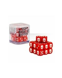 WARHAMMER DICE CUBE SET ROJO